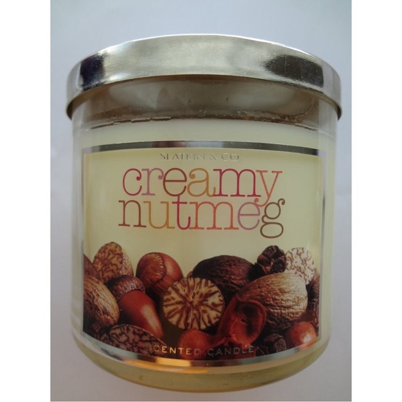 RARE 25-40 Hrs Creamy Nutmeg 🕯Single Wick Candle Bath & Body Works - Picture 6 of 13